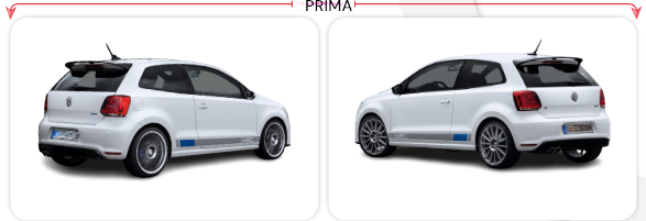 ✨FANALI POSTERIORE POLO 6R (ROSSO FUMO) ADATTI PER VW POLO 2010-2017✨