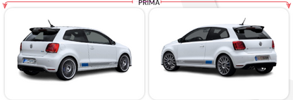 ✨FANALI POSTERIORE POLO 6R (ROSSO FUMO) ADATTI PER VW POLO 2010-2017✨