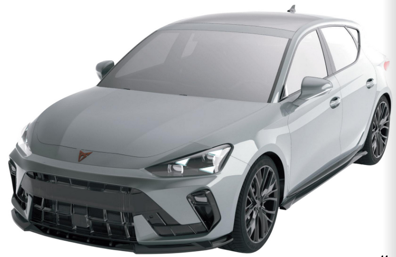 💫Diffusore + Flaps addato per Cupra Leon MK1 Facelift 2024💫