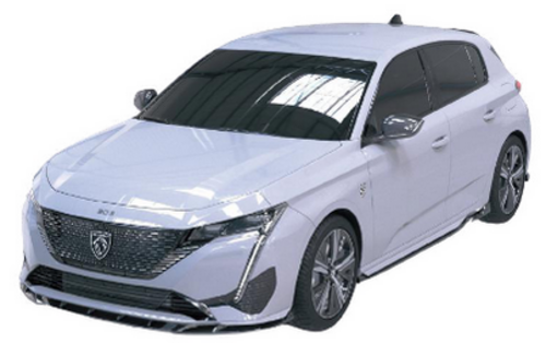 💫ART.2399 SOTTO MINIGONNE PEUGEOT 308 GT HATCHBACK MK3 2021💫