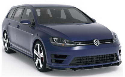 💫ART.2407 SOTTO MINIGONNE VOLKSWAGEN GOLF MK7 R 2013-2016💫