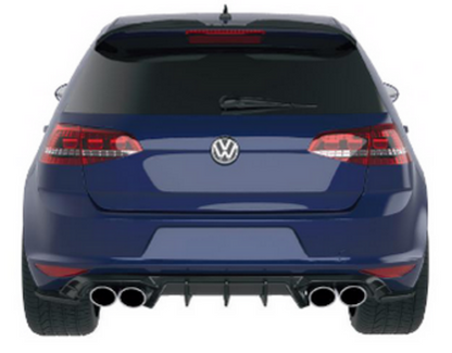 💫ART.2408 SPOILER VOLKSWAGEN GOLF MK7 R 2013-2016💫