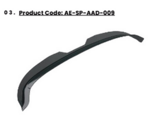 💫ART.2408 SPOILER VOLKSWAGEN GOLF MK7 R 2013-2016💫