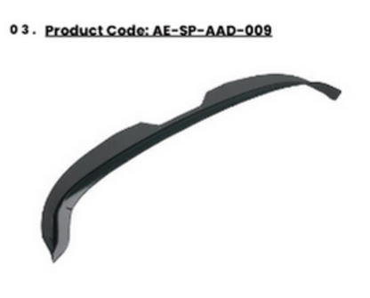 💫ART.2408 SPOILER VOLKSWAGEN GOLF MK7 R 2013-2016💫