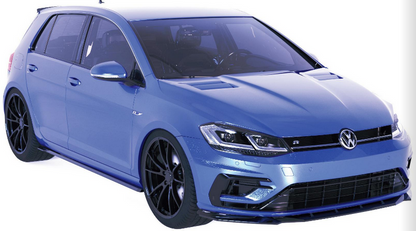 💫ART.2412 SPOILER VOLKSWAGEN GOLF MK7.5 R  2017-2020💫
