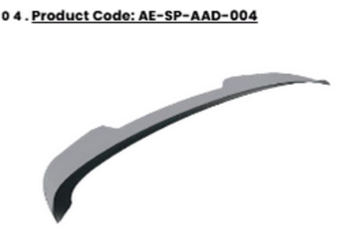 💫ART.2416 SPOILER VOLKSWAGEN GOLF MK8 GTI 2020-2024💫