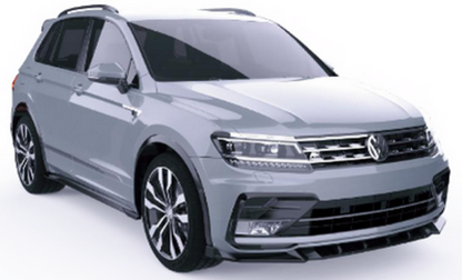 💫ART.2422 SPLITTER VOLKSWAGEN TIGUAN MK2 R-LINE 2015-2020💫