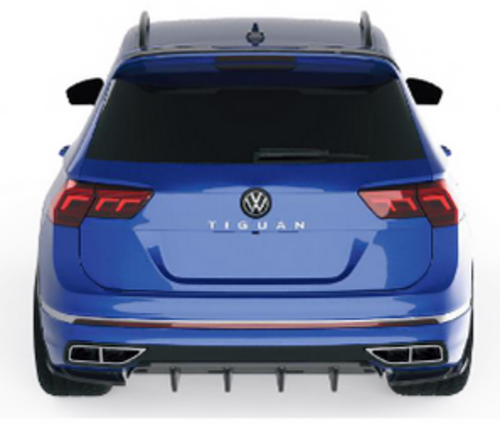 💫ART.2431 DIFFUSORE VOLKSWAGEN TIGUAN R MK2 FACELIFT 2020-2024💫