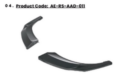 💫ART.2431 DIFFUSORE VOLKSWAGEN TIGUAN R MK2 FACELIFT 2020-2024💫