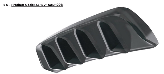 💫 DIFFUSORE + FLAPS ADATTO PER VOLKSWAGEN TIGUAN R MK2 FACELIFT 2020-2024💫