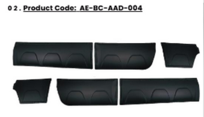 💫ART.2449 PROTEZIONE PORTIERE VW AMAROK MK1 2010-2016 / MK1 FACELIFT 2016-21💫