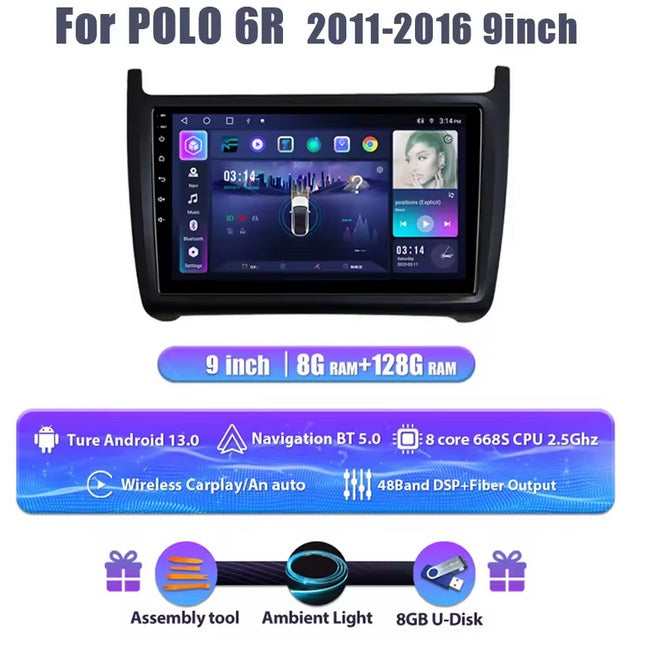 💫ART.3428 Cockpit virtuale digitale Vento per VW Polo 6R 08-16💫