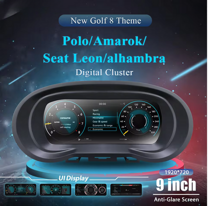 💫ART.3429 Cockpit virtuale digitale LCD per Amarok 2008-2020💫