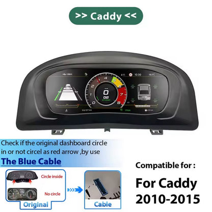 💫ART.3431 Cockpit virtuale digitale LCD per VW Caddy 2003-2020💫