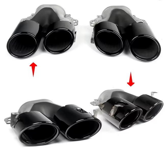 💫ART.4674 Diffusore+Terminali di Scarico (Carbonio) per M.Benz W177 Look  AMG💫