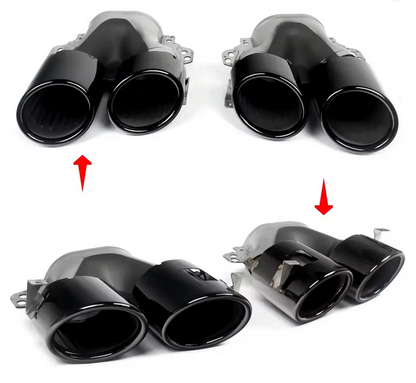 💫ART.4674 Diffusore+Terminali di Scarico (Carbonio) per M.Benz W177 Look  AMG💫