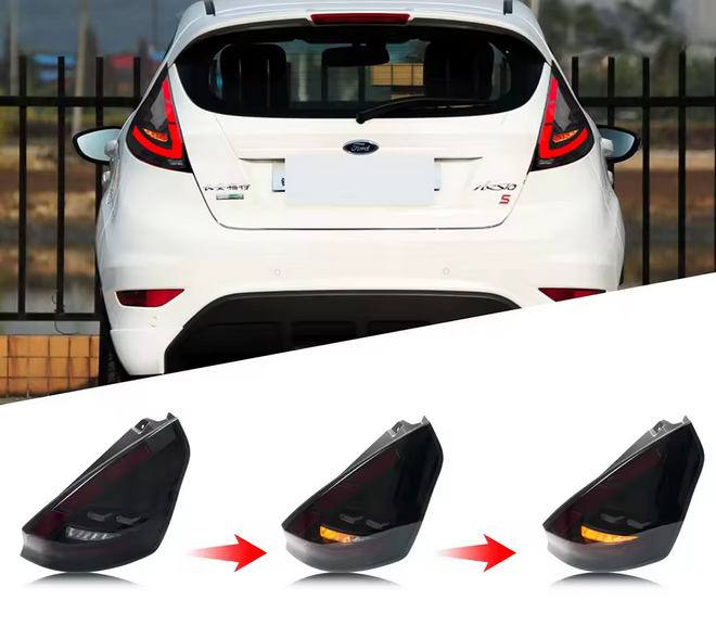 💫ART.4679 Fanali Posteriori adatto per Ford Fiesta MK7 MK7.5 (VI) 2008-2017💫