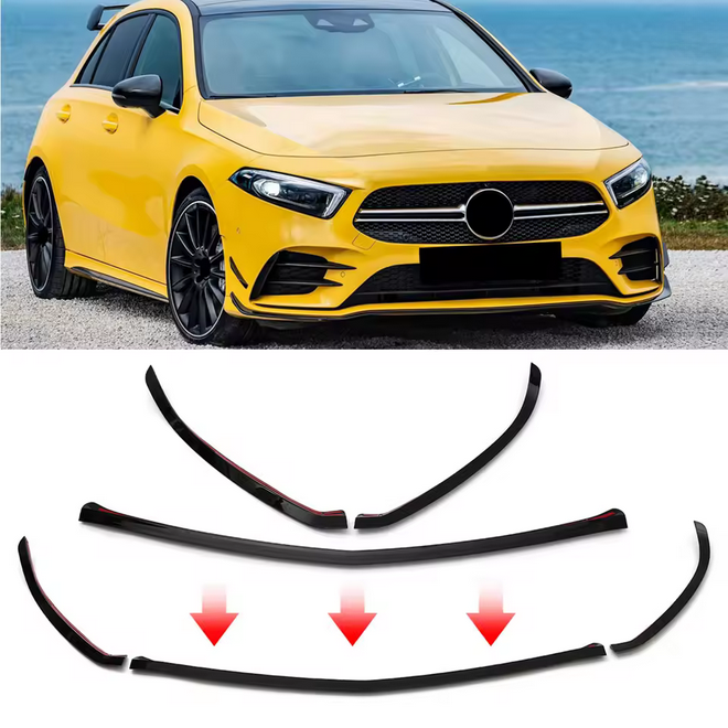 💫ART.4687 Splitter Anteriore Inferiore per M.Benz Classe A W177   AMG 2019+💫