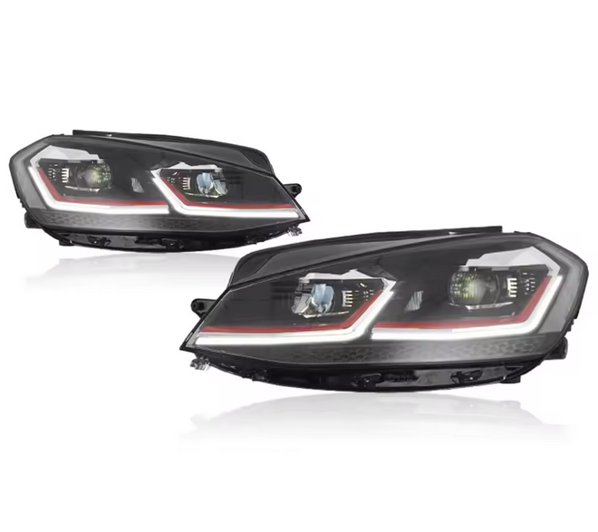 💫ART.4692 Fari Anteriori Dinamici (LED) per Golf 7  MK7 MK7.5 2013-2017💫