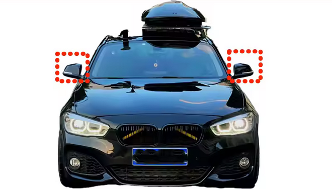 💫ART.4698 Copertura Specchietto Carbonio per BMW F20 F22 F30 F32 +💫