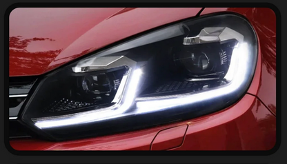 💫ART.4704 Fari Anteriori LED per VW Golf 6 Mk6 2009-2012💫