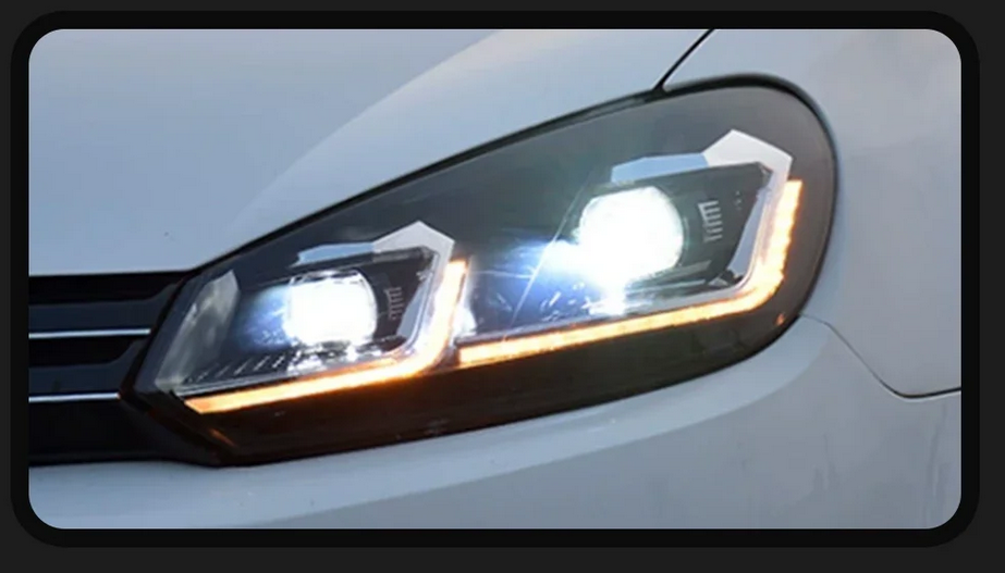 💫ART.4704 Fari Anteriori LED per VW Golf 6 Mk6 2009-2012💫
