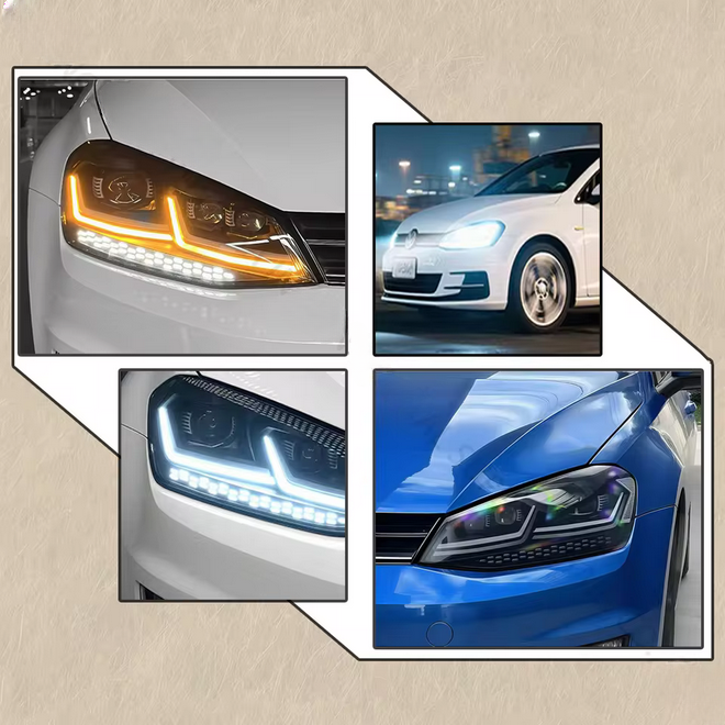 💫ART.4705 Fari Anteriori LED per Volkswagen Golf Mk7 GTI 2013-2017💫