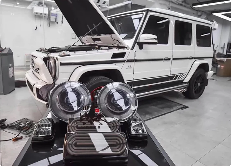 💫ART.4739 Fari Anteriori adatto per Benz G CLASS W463 2007-2017💫