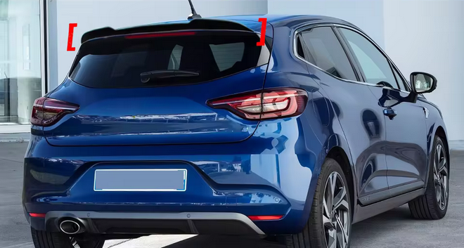 💫ART.4751 Spoiler adatto per Renault Clio MK5 2019-2024💫