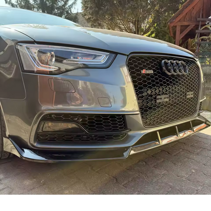💫ART.4808 Splitter Anteriore adatto per Audi A5 S5 Quattro S-LINE 2012-2016💫