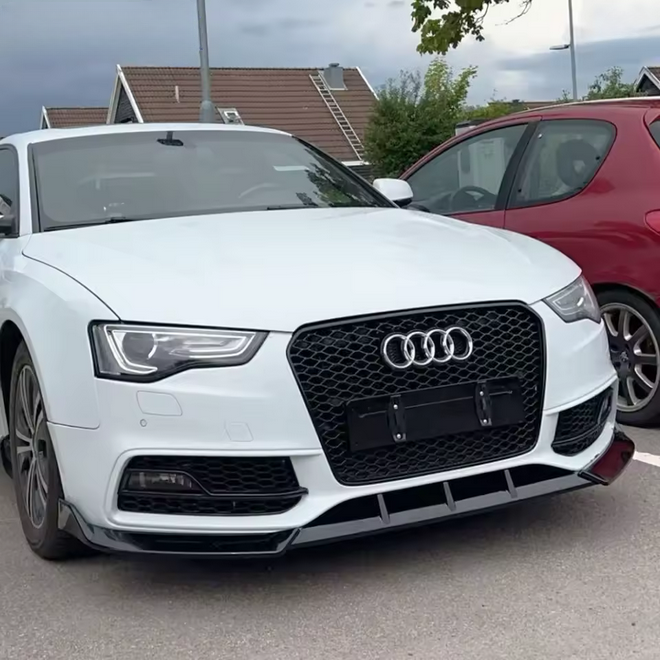 💫ART.4808 Splitter Anteriore adatto per Audi A5 S5 Quattro S-LINE 2012-2016💫
