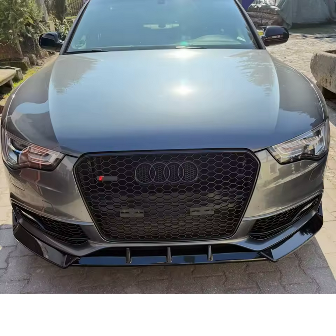 💫ART.4808 Splitter Anteriore adatto per Audi A5 S5 Quattro S-LINE 2012-2016💫