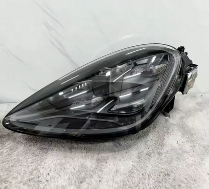 💫ART.4863 Fari Anteriori Linea Argento Fumé per Porsche Cayenne 9Y0 2019-2023💫