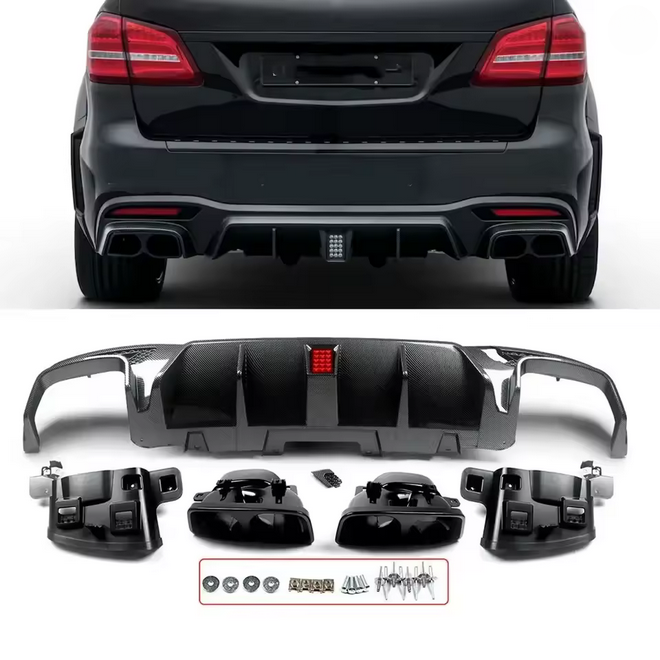 💫ART.4869 Diffusore Posteriore (Carbonio) Stile F1 per GLE / GLS / AMG 15-19💫