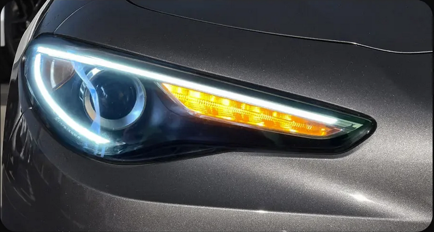 💫ART.4891 Fari Anteriori Daytime LED per Alfa Romeo Giulia 2017-2021💫