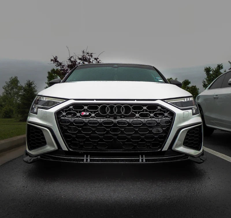 💫ART.5017 Splitter Anteriore per Audi A3 S3 8Y S-Line 2020-2024💫