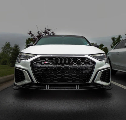 💫ART.5017 Splitter Anteriore per Audi A3 S3 8Y S-Line 2020-2024💫