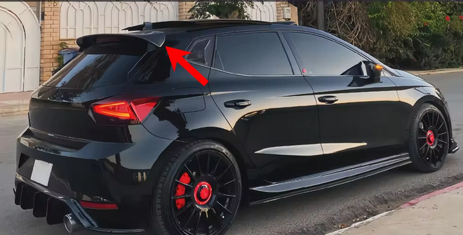 💫ART.5107 Spoiler Tetto per Seat Ibiza MK5 F6 Hatchback 2017-2023💫