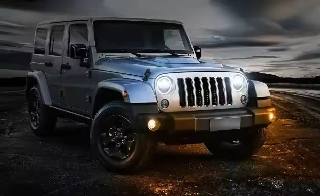 💫ART.5130 Fari Fendinebbia LED di segnalazione di marcia diurna Jeep WRANGLER💫