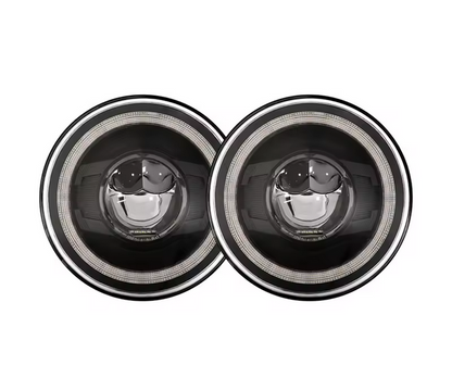 💫ART.5142 Fari Anteriori Rotondi per Jeep Wrangler / Lada Niva 4x4💫