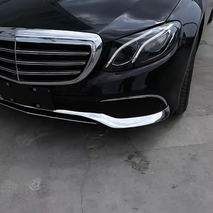 💫ART.5168 Piastra Paraurti Anteriore Cromata ABS Mercedes Benz E-Class 16-20💫