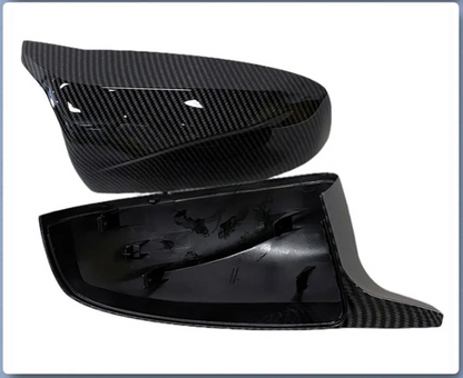 💫ART.5187 Copri Speccietti in Fibra di Carbonio Nero per BMW X5 X6 2008-2013💫