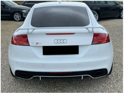 💫ART.5324 DIFFUSORE DOPPIO OUTLET NERO OPACO STILE RS per AUDI TT 8J 06-14💫