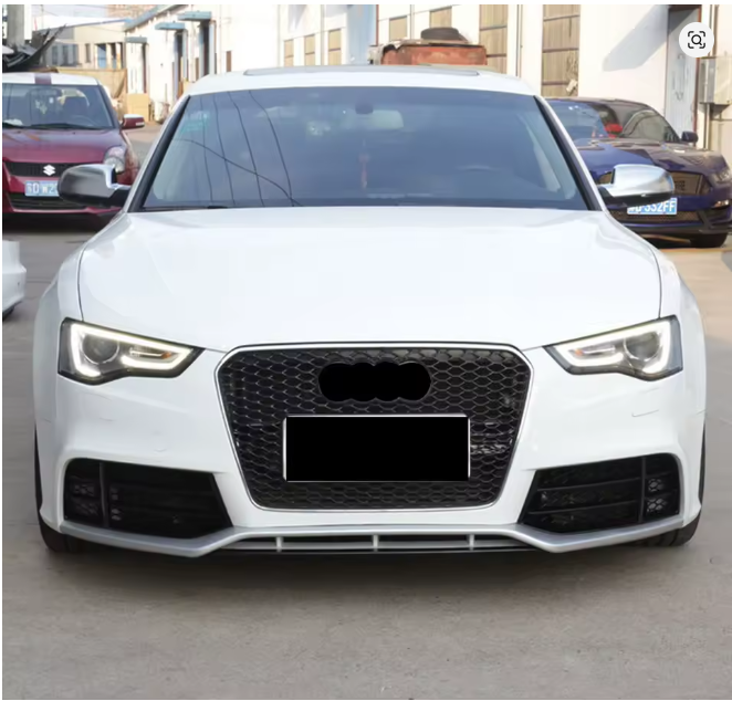 😍ART.5716 GRILLE SPORT GLOSSY BLACK PDC ADATTO PER AUDI A5 8T 8F 11-16 😍