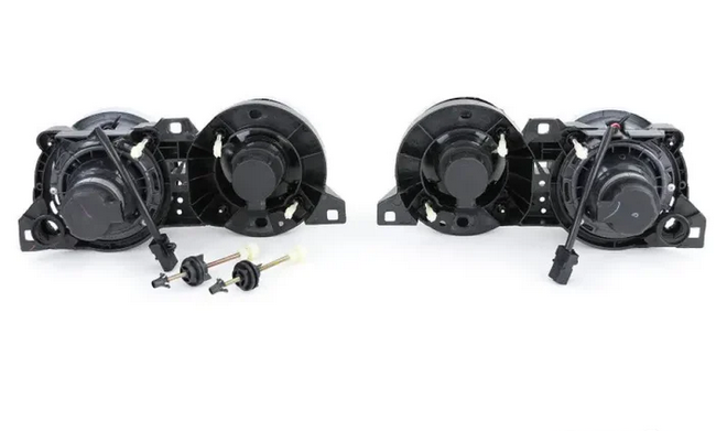 💫ART.6317 FARI 'OCCHI D'ANGELO' NERI per BMW E30 11.82-06.94💫