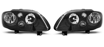 💫ART.6324 FARI ANTERIORI per VW TOURAN / CADDY 2003-2006 NERI💫