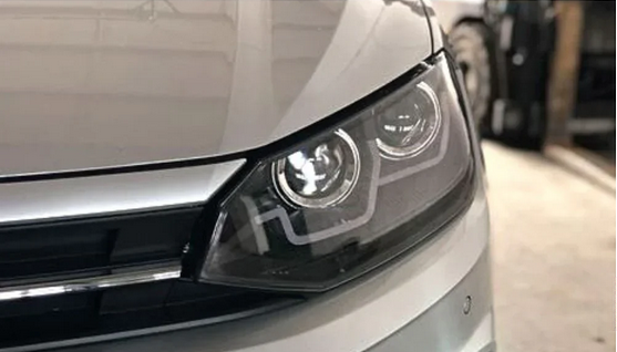 💫ART.6361 FARI ANTERIORI SEQ LED CROMATI VW POLO VI 2G 2017-2021 💫