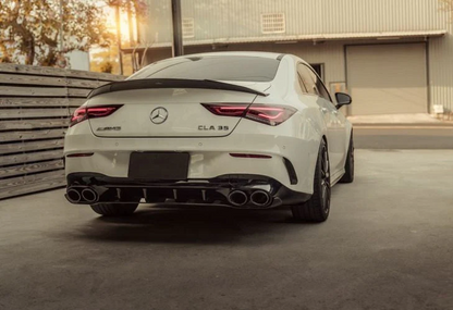 💫ART.6667 TERMINALI DI SCARICO Look 45 AMG Chromato per Mercedes Classe A / CLA / GLA / GLB💫