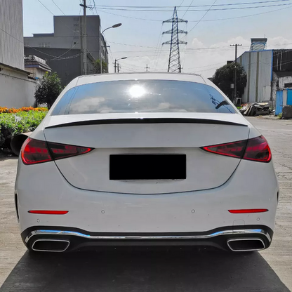 💫ART.6679 Spoiler Posteriore C63 AMG Look per Classe C Berlina 2021+ Nero lucido 💫