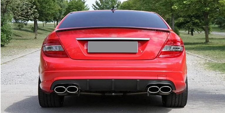 💫ART.6933 Spoiler Posteriore AMG Look per Mercedes Classe C (W204) (2007-2015)💫
